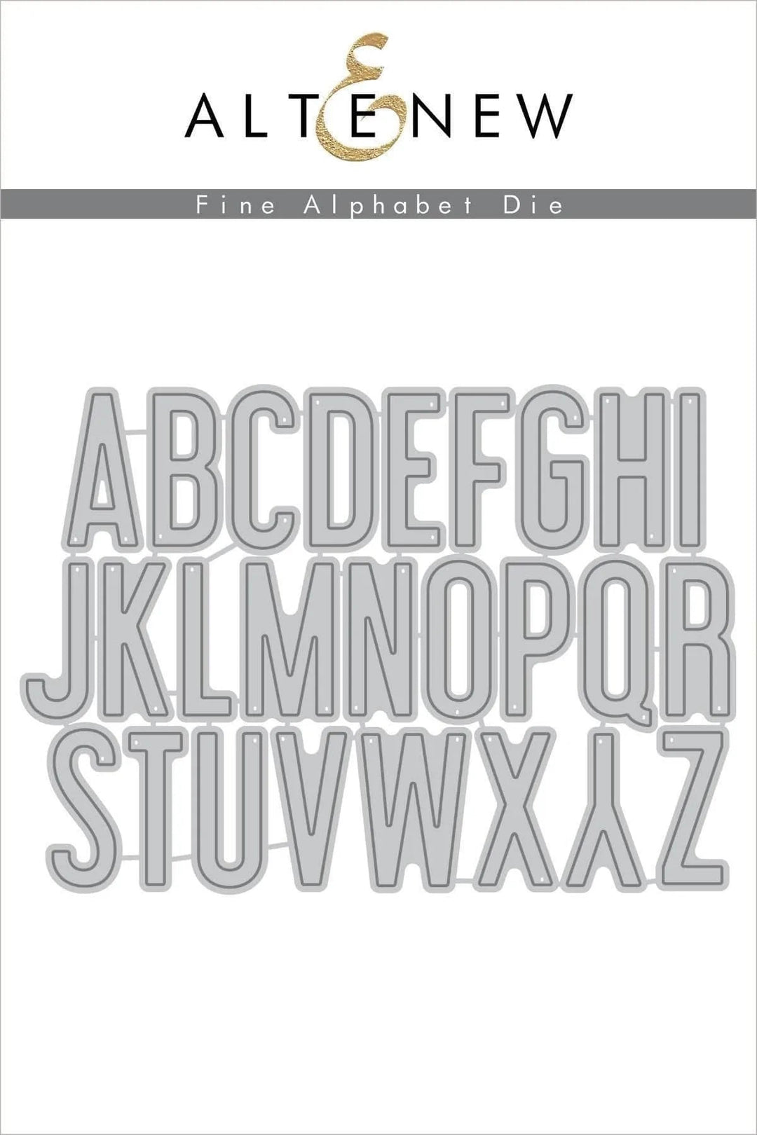 Dies Fine Alphabet Die Set