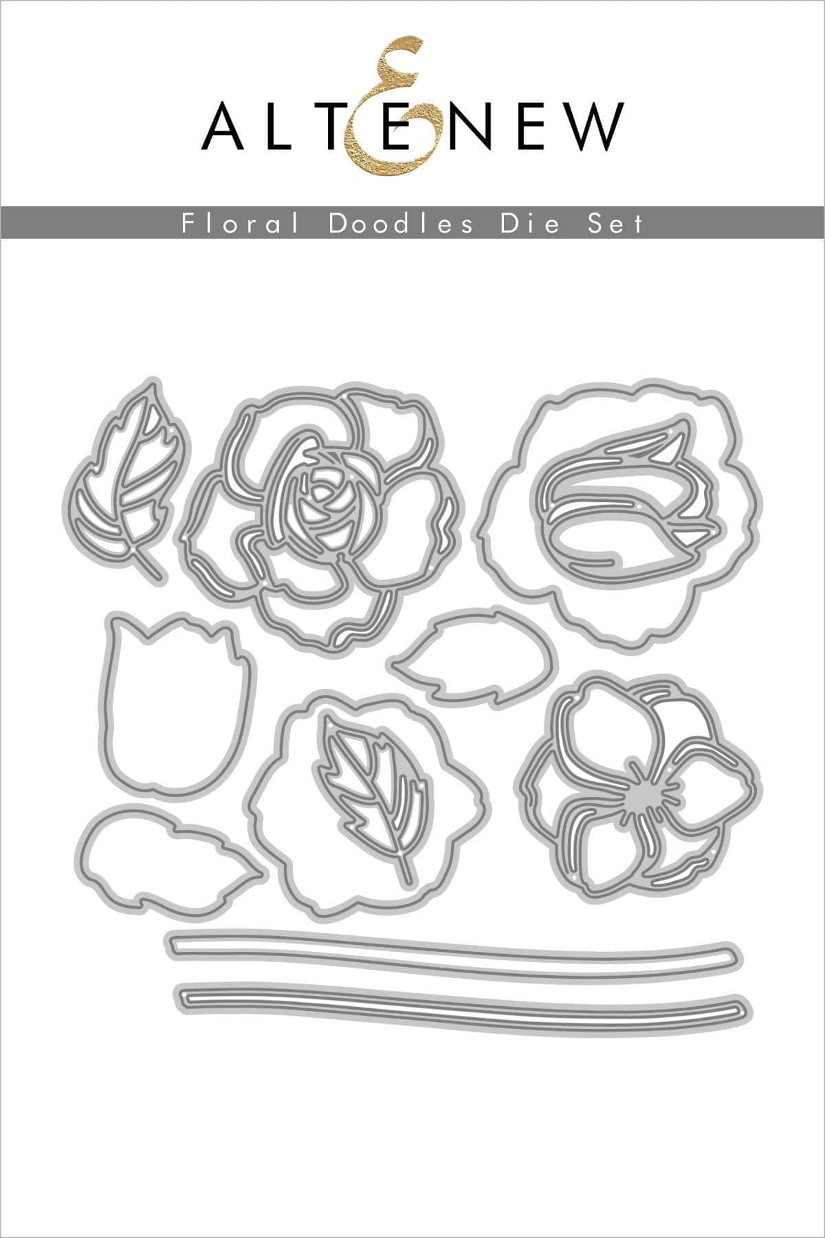 Dies Floral Doodles Die Set