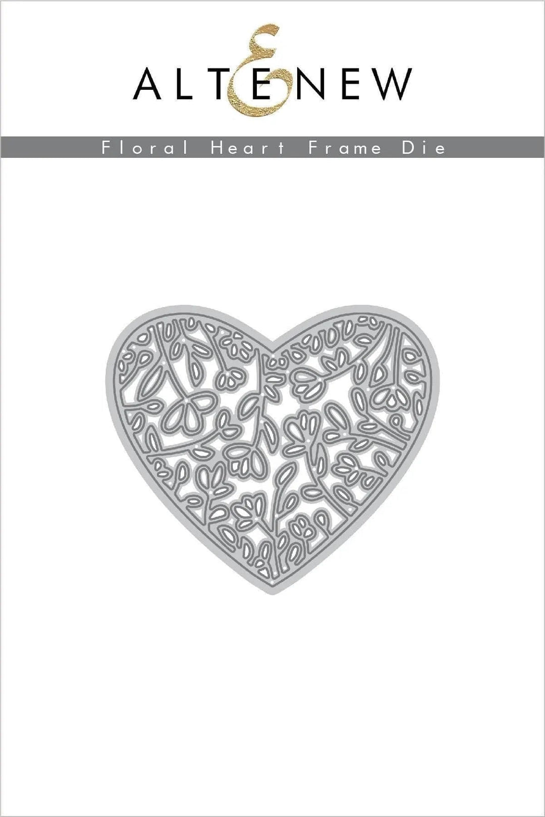 Dies Floral Heart Frame Die
