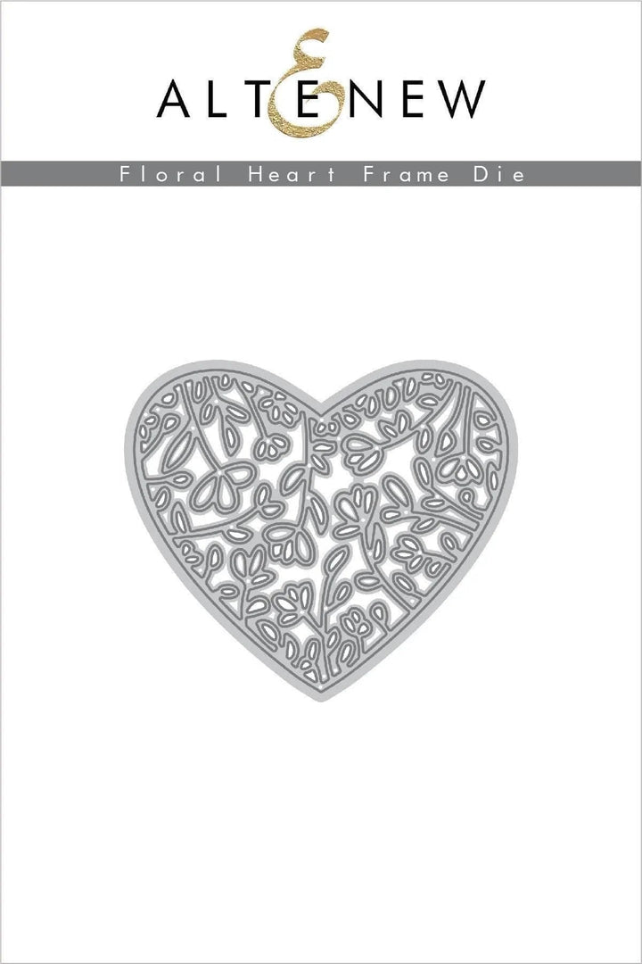 Dies Floral Heart Frame Die