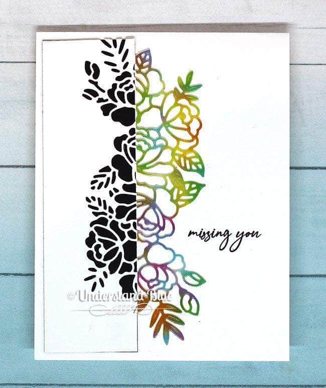 Dies Floral In 'N' Out Border Die