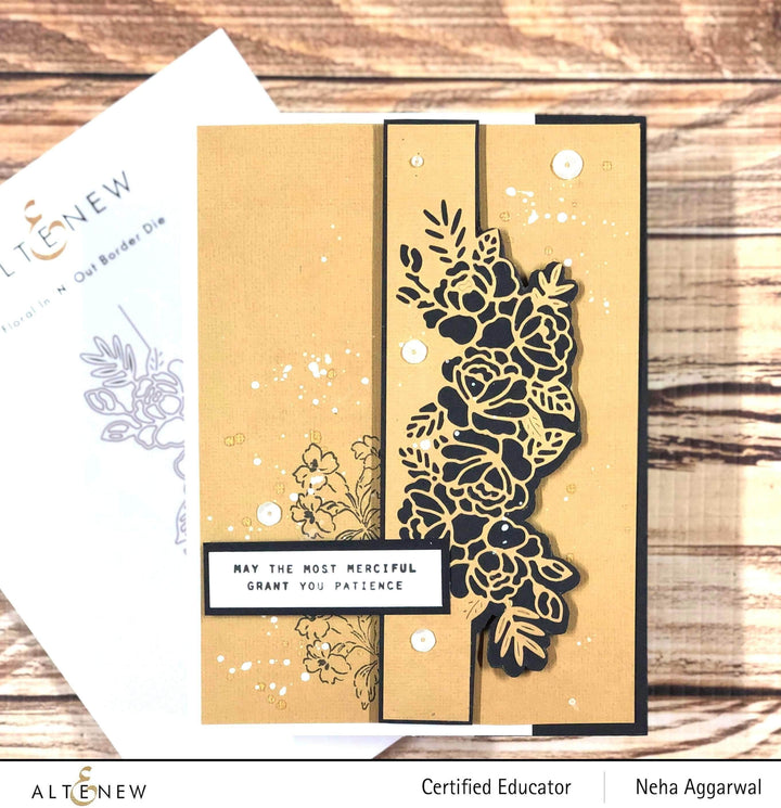Dies Floral In 'N' Out Border Die