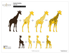 Dies Gentle Giraffes Die Set