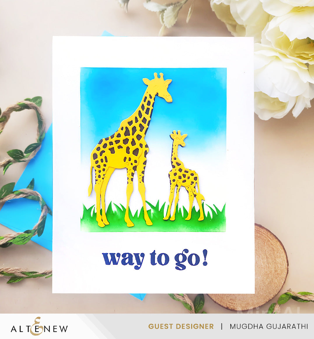 Dies Gentle Giraffes Die Set