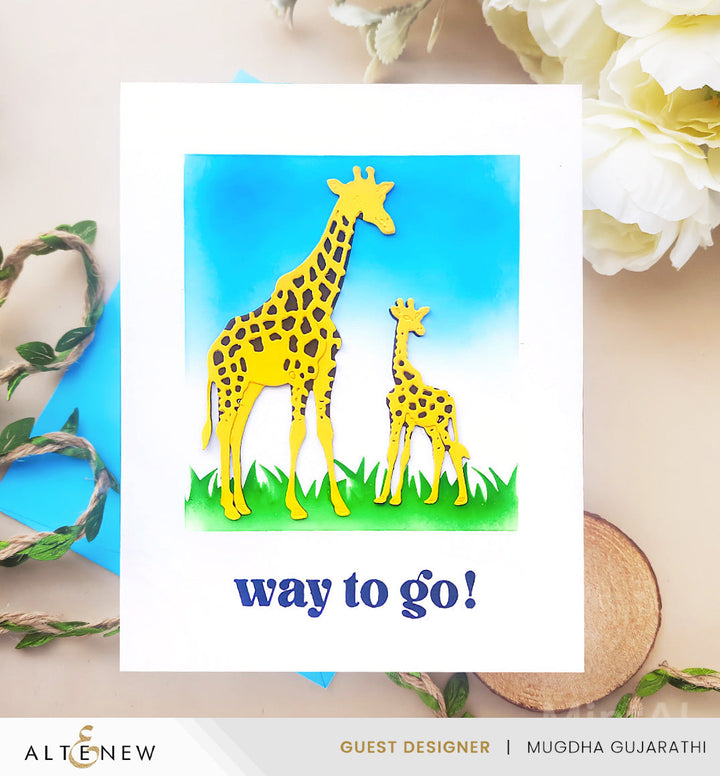 Dies Gentle Giraffes Die Set