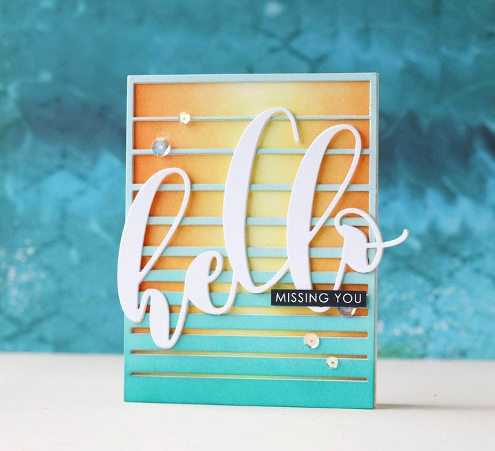 Dies Gradient Stripes Cover Die