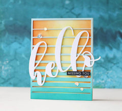 Dies Gradient Stripes Cover Die
