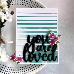 Dies Gradient Stripes Cover Die