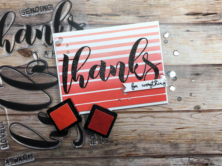 Dies Gradient Stripes Cover Die