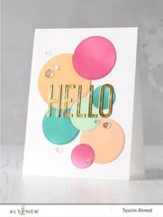 Dies Halftone Circles Nesting Die Set