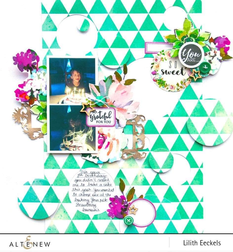 Dies Halftone Circles Nesting Die Set