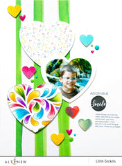 Dies Halftone Hearts Nesting Die Set