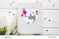 Dies Halftone Hearts Nesting Die Set