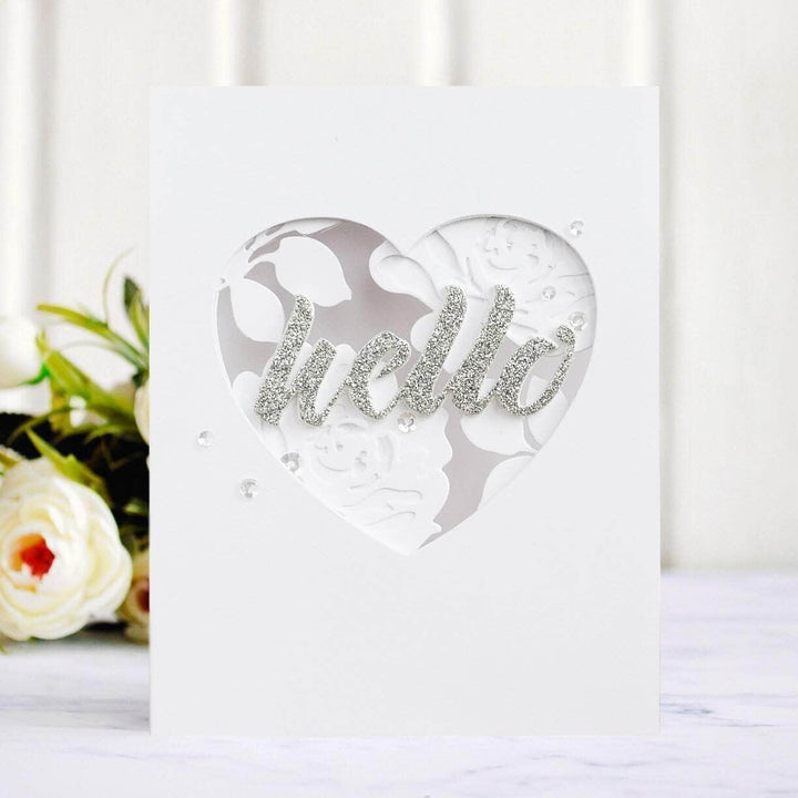 Dies Halftone Hearts Nesting Die Set