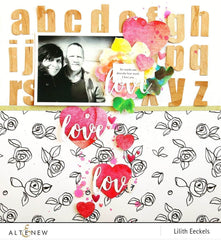 Dies Halftone Hearts Nesting Die Set