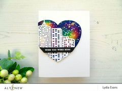 Dies Halftone Hearts Nesting Die Set