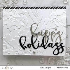 Dies Happy Holidays Script Die Set