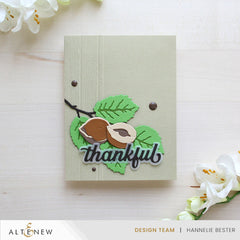 Dies Hazelnut Branch Layering Die Set