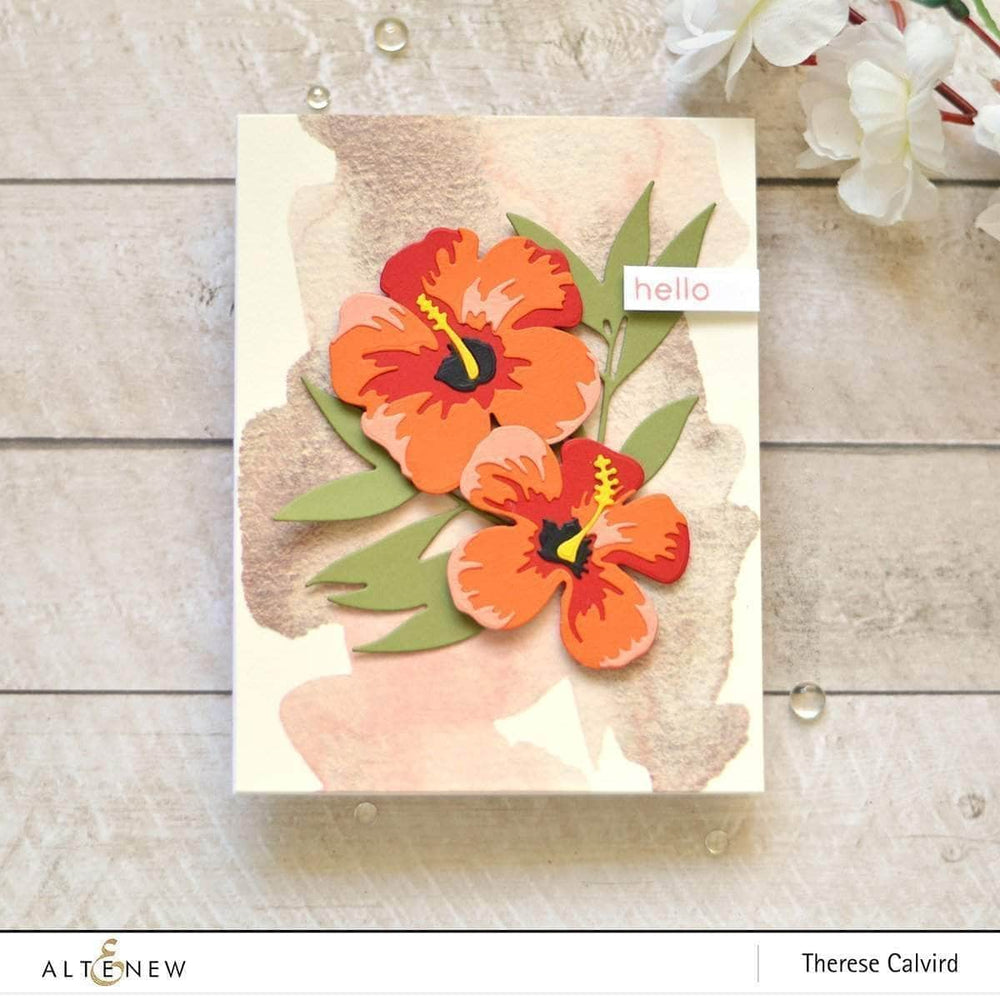 Dies Hibiscus Garden 3D Die Set