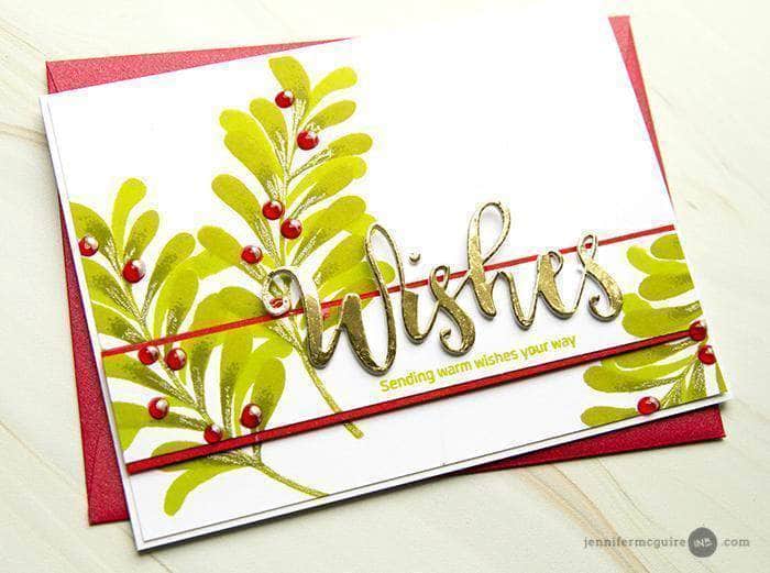 Dies Holiday Script Words Die Set