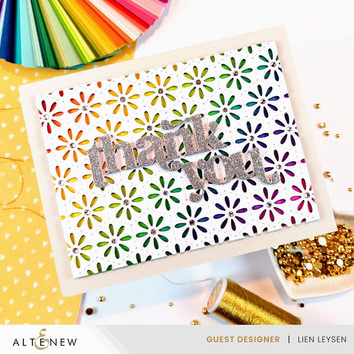 Dies Honeycomb Daisies Cover Die