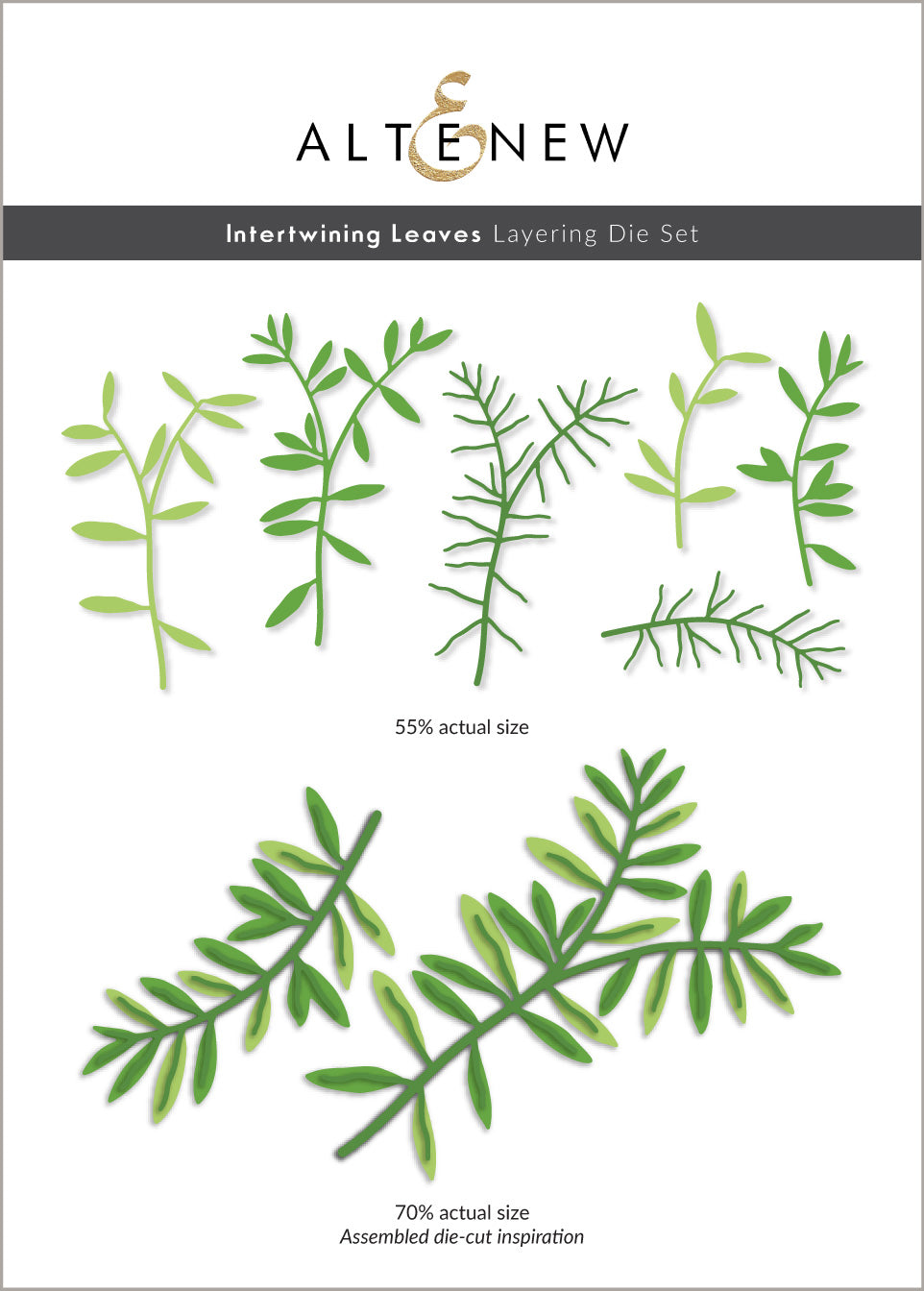 Dies Intertwining Leaves Layering Die Set