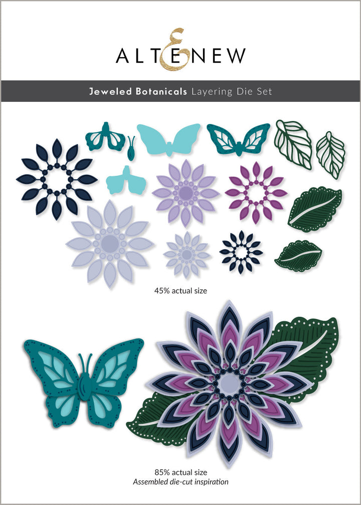 Dies Jeweled Botanicals Layering Die Set