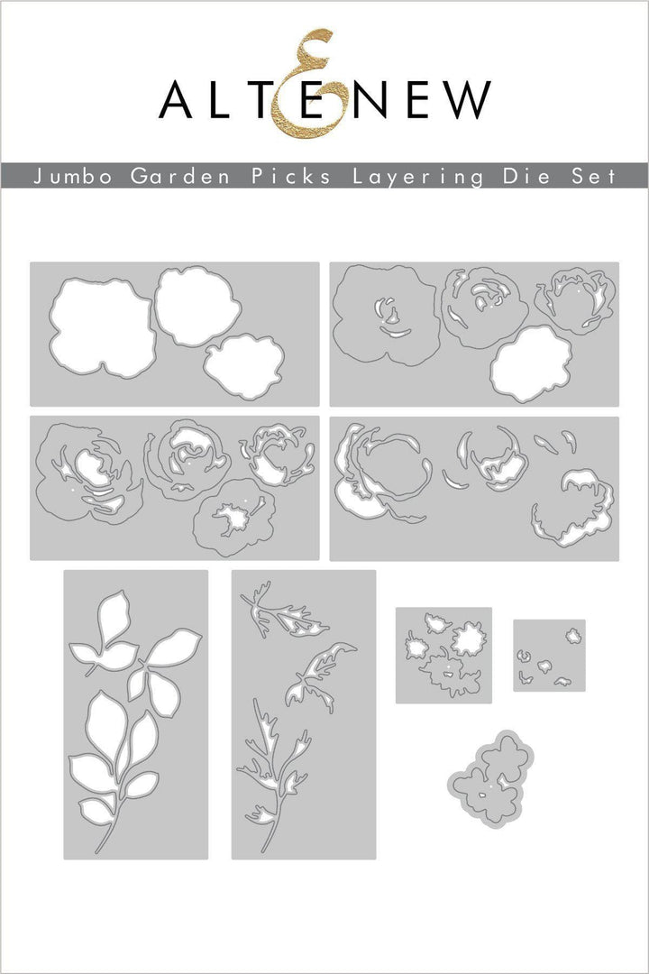Dies Jumbo Garden Picks Layering Die Set