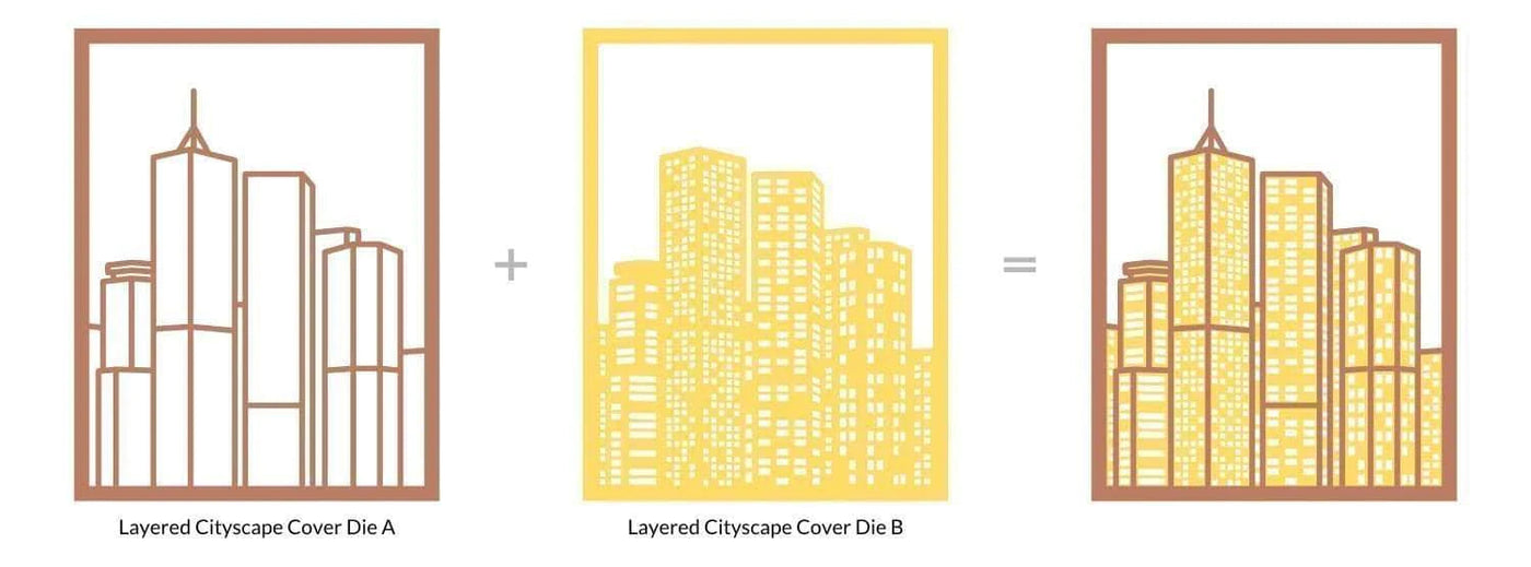Dies Layered Cityscape Cover Die B