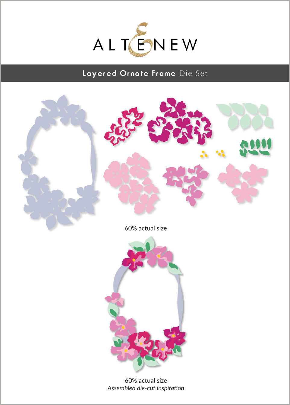 Dies Layered Ornate Frame Die Set