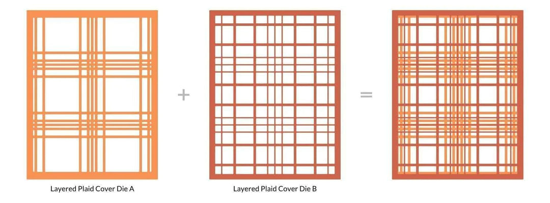 Dies Layered Plaid Cover Die A