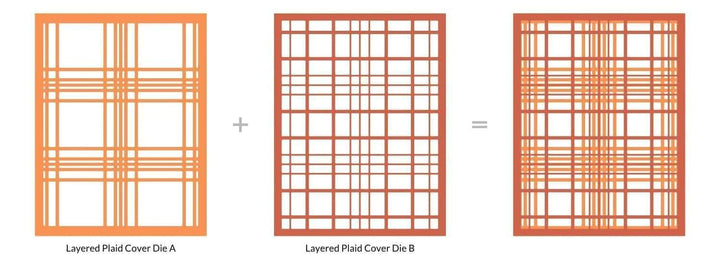 Dies Layered Plaid Cover Die A