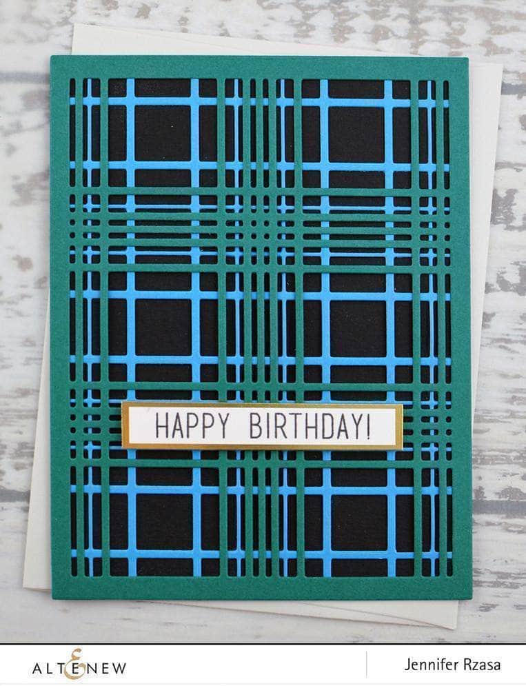 Dies Layered Plaid Cover Die B