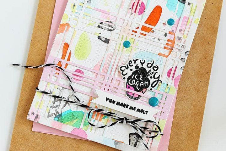 Dies Layered Plaid Cover Die B