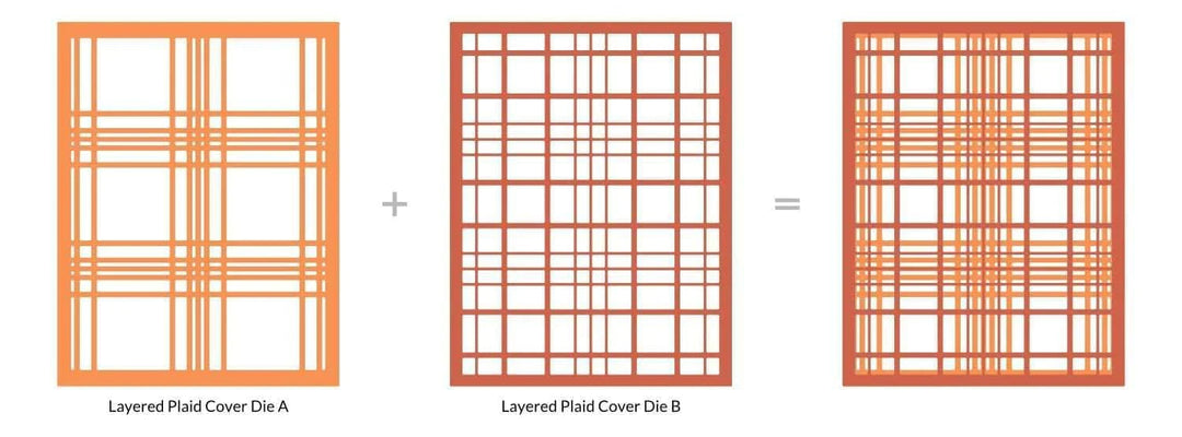 Dies Layered Plaid Cover Die B