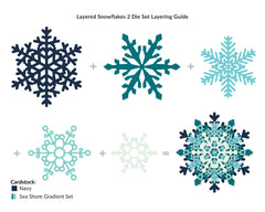 Dies Layered Snowflakes 2 Die Set