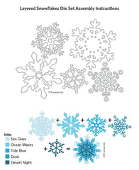 Dies Layered Snowflakes Die Set