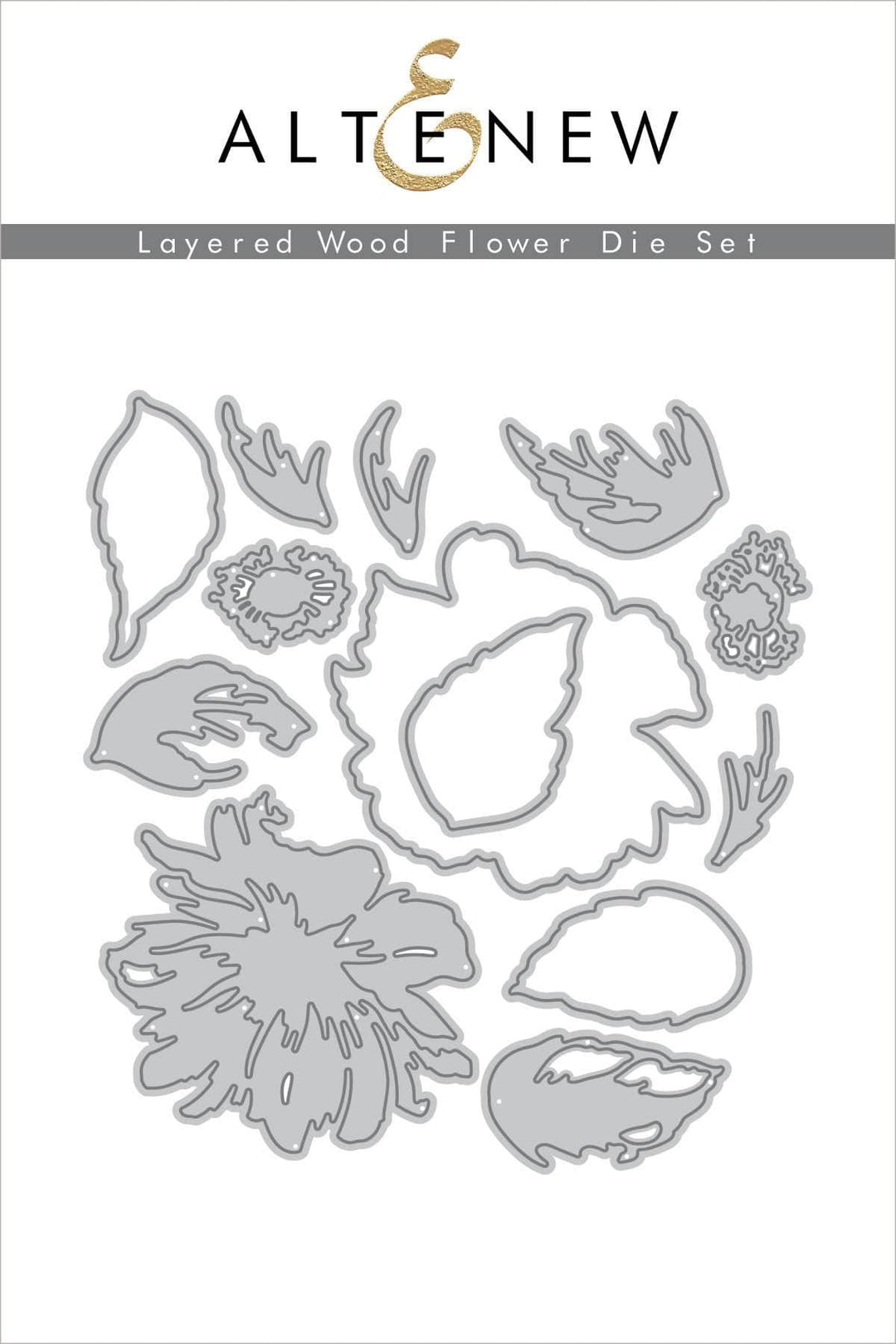 Dies Layered Wood Flower Die Set