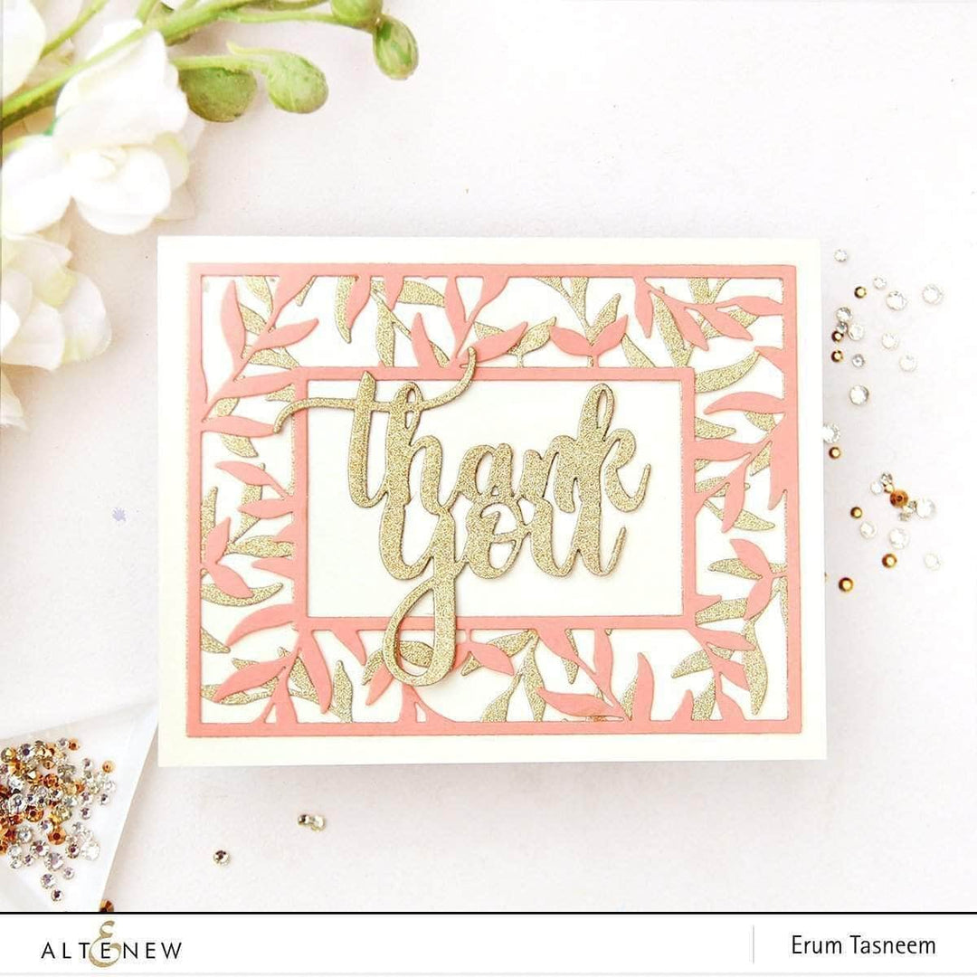 Dies Leaf Frame Cover Die