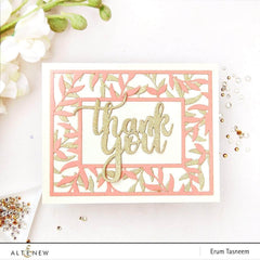 Dies Leaf Frame Cover Die