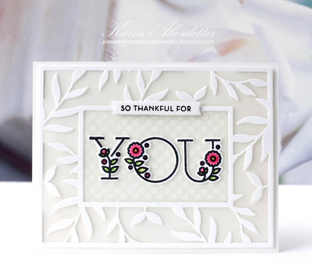 Dies Leaf Frame Cover Die
