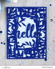 Dies Leaf Frame Cover Die