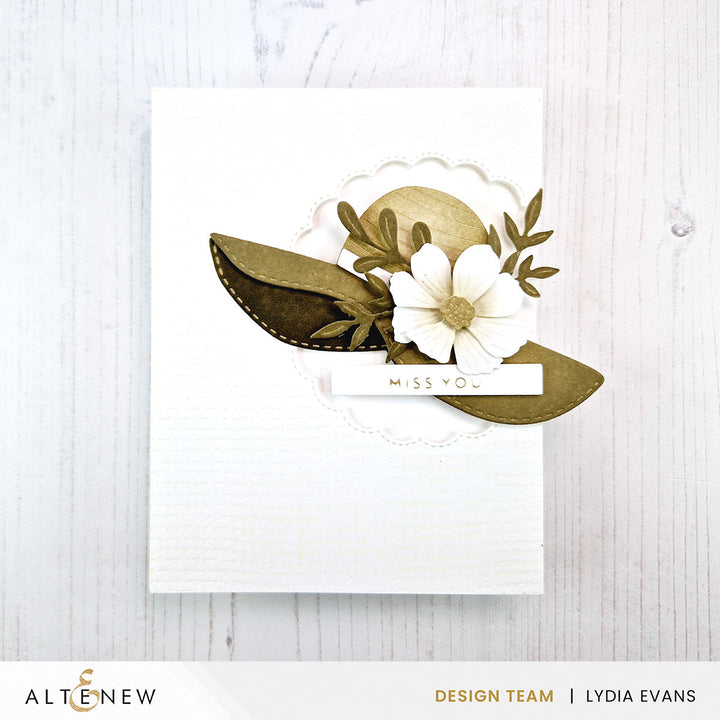 Dies Lovely Floral Hat Die Set