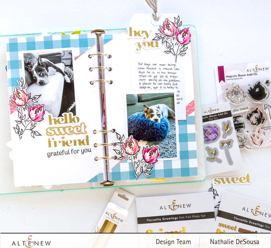 Dies Majestic Bloom Add-On Die Set
