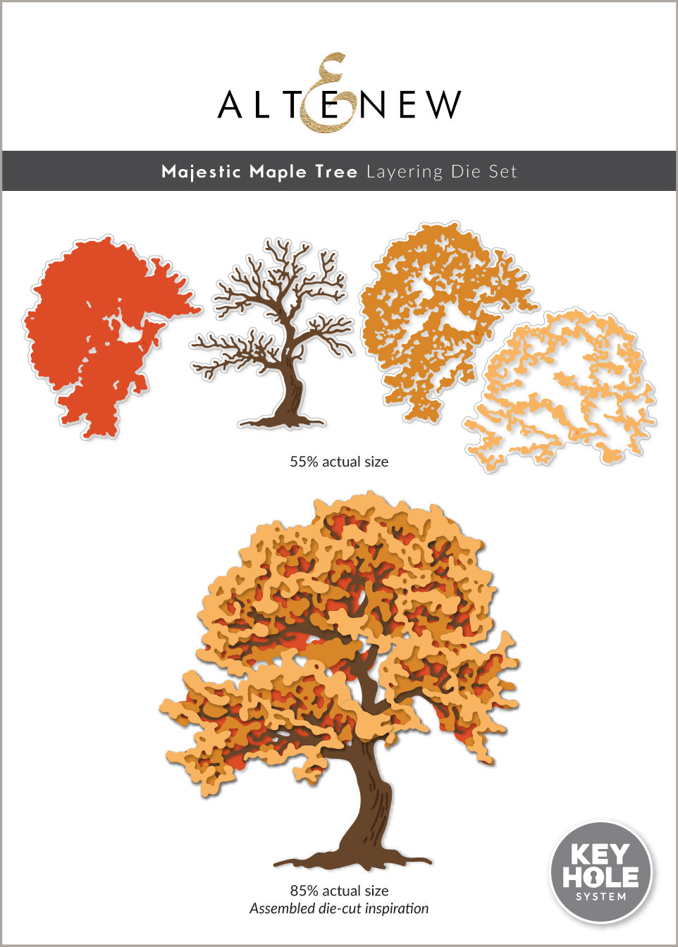 Dies Majestic Maple Tree Layering Die Set