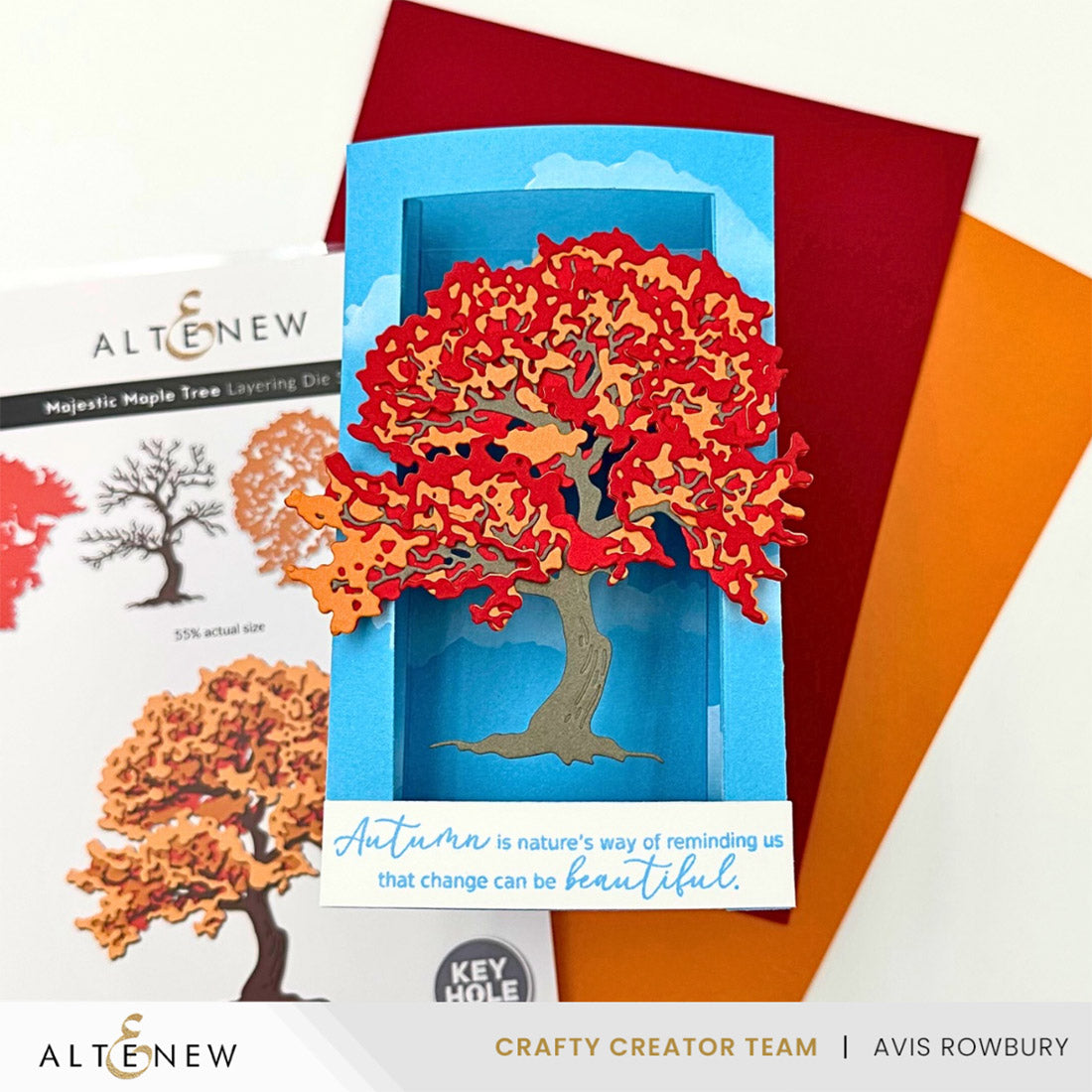 Dies Majestic Maple Tree Layering Die Set