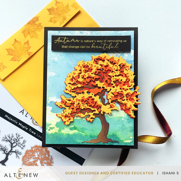 Dies Majestic Maple Tree Layering Die Set