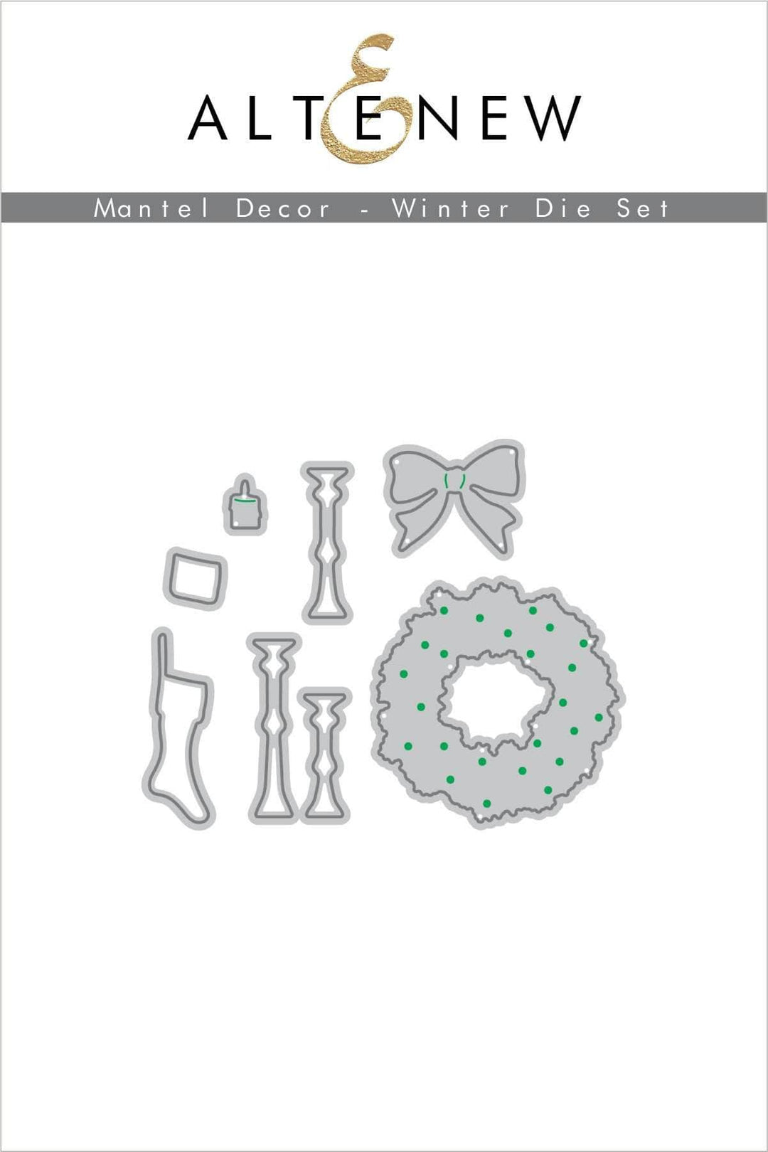 Dies Mantel Decor - Winter Die Set