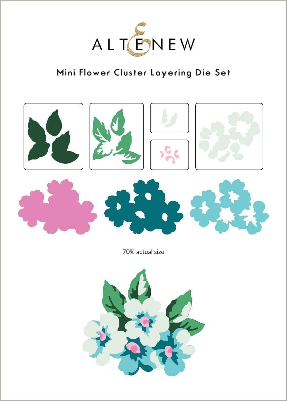 Dies Mini Flower Cluster Layering Die Set