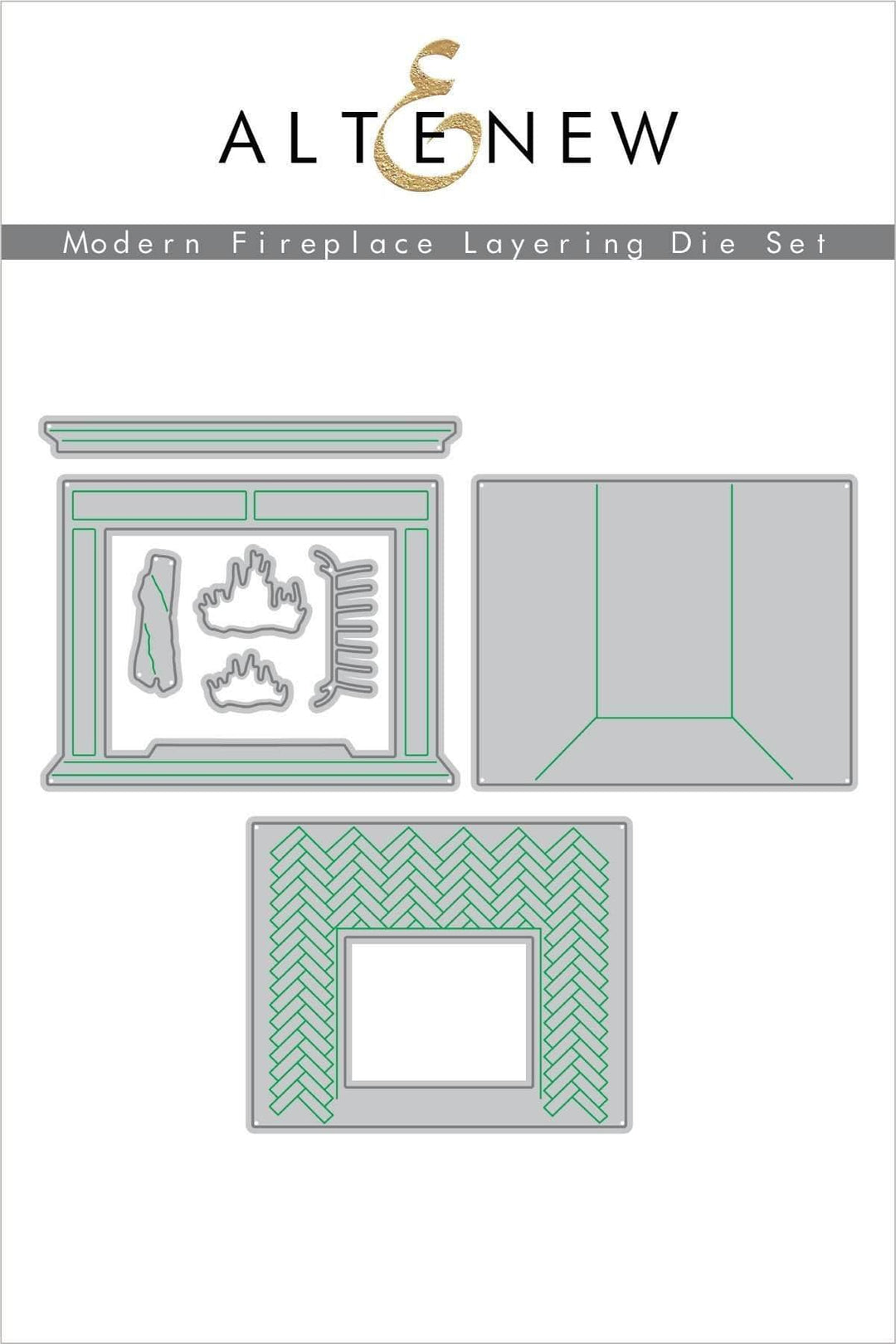 Dies Modern Fireplace Layering Die Set